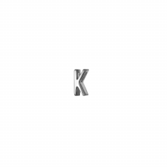 Кулон подвеска САХАРОК буква K (фото 1)