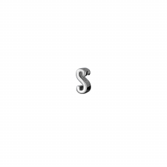 Кулон подвеска САХАРОК буква S (фото 1)