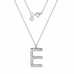 Подвеска JEWELI "Буква E",серебро (фото 2)